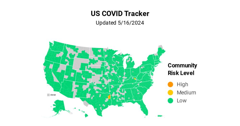 U.S. COVID Risk & Vaccine Tracker