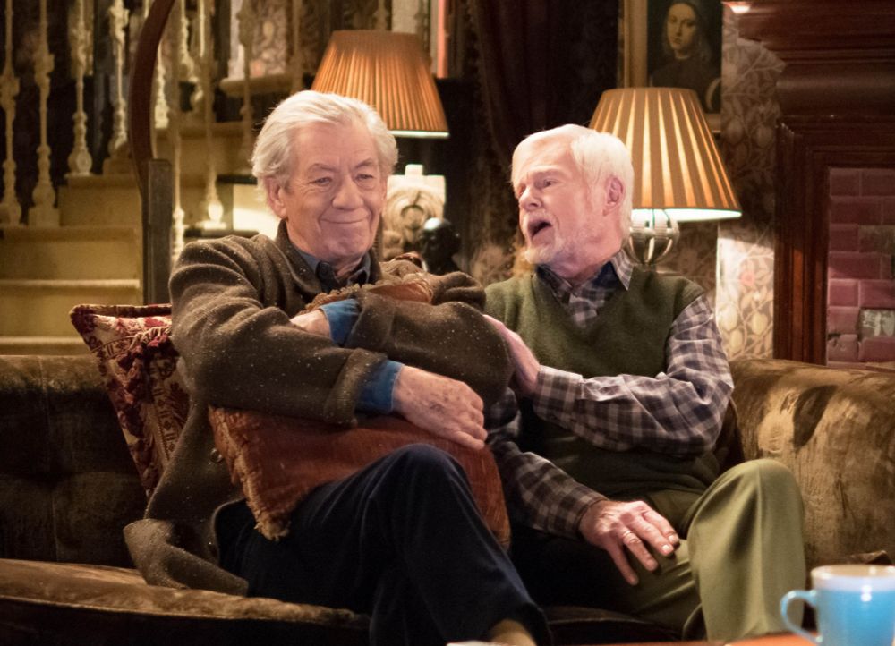 Ian McKellen and Derek Jacobi in 'Vicious'.