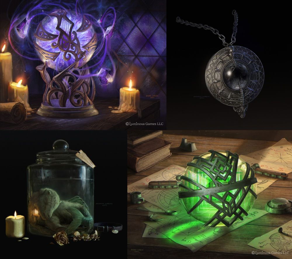 collection of some of my item paintings