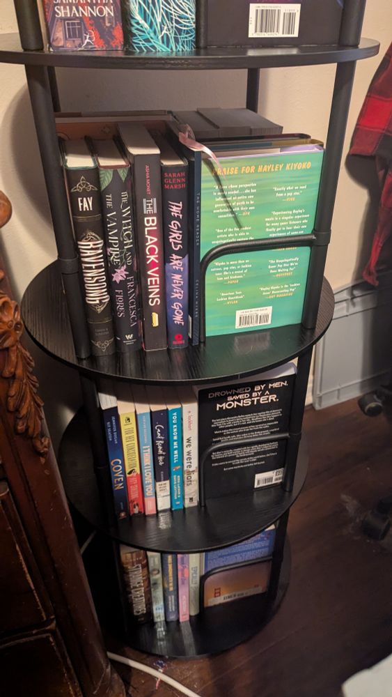 Books Ravensong, The Witch & The Vampire, The Black Veins, The Girls Are Never Gone, The Home Reader, Coven, For Her Consideration, I Think I Love You, Can't Resist Her, You Know Me Well, We Were Liars, Strange Creatures, Wilder Girls, Margo Zimmerman Gets The Girl, French Pressed Love, Epically Earnest