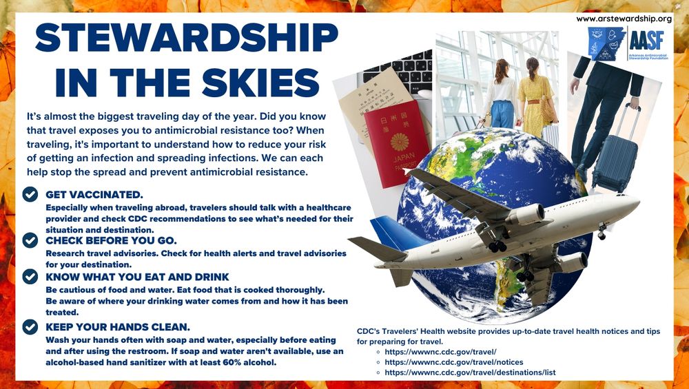 Wash your hands, get your vaccines, check travel advisories, and watch what you eat and drink when you travel this holiday season.