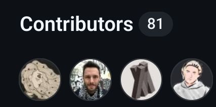 Contributors to tokio-console, featuring Hayden in position 2.