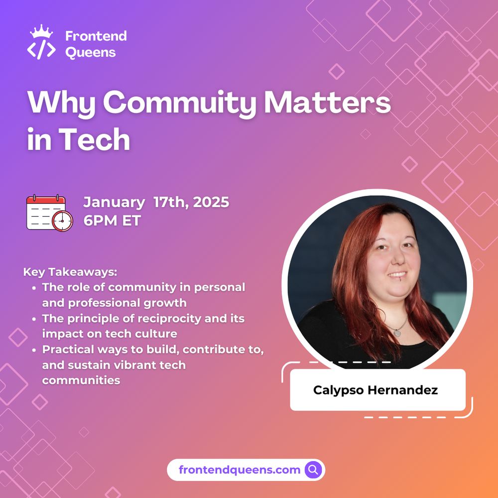 Why Community Matters in Tech