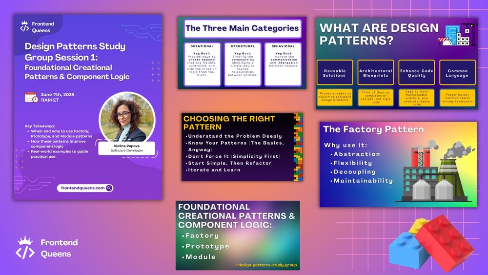 Collage from Foundational Creational Patterns & Component Logic