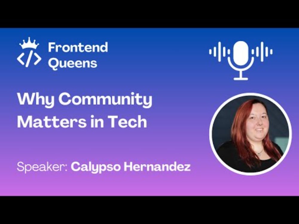 Why Community Matters in Tech