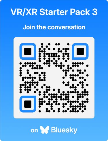 Bluesky VR/XR Starter Pack 3 QR Code
