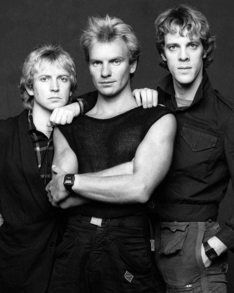 The Police: Andy Summer, Sting, and Stewart Copeland