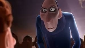 Ego the food critic from Ratatouille in the "I don't like food, I love it" scene 