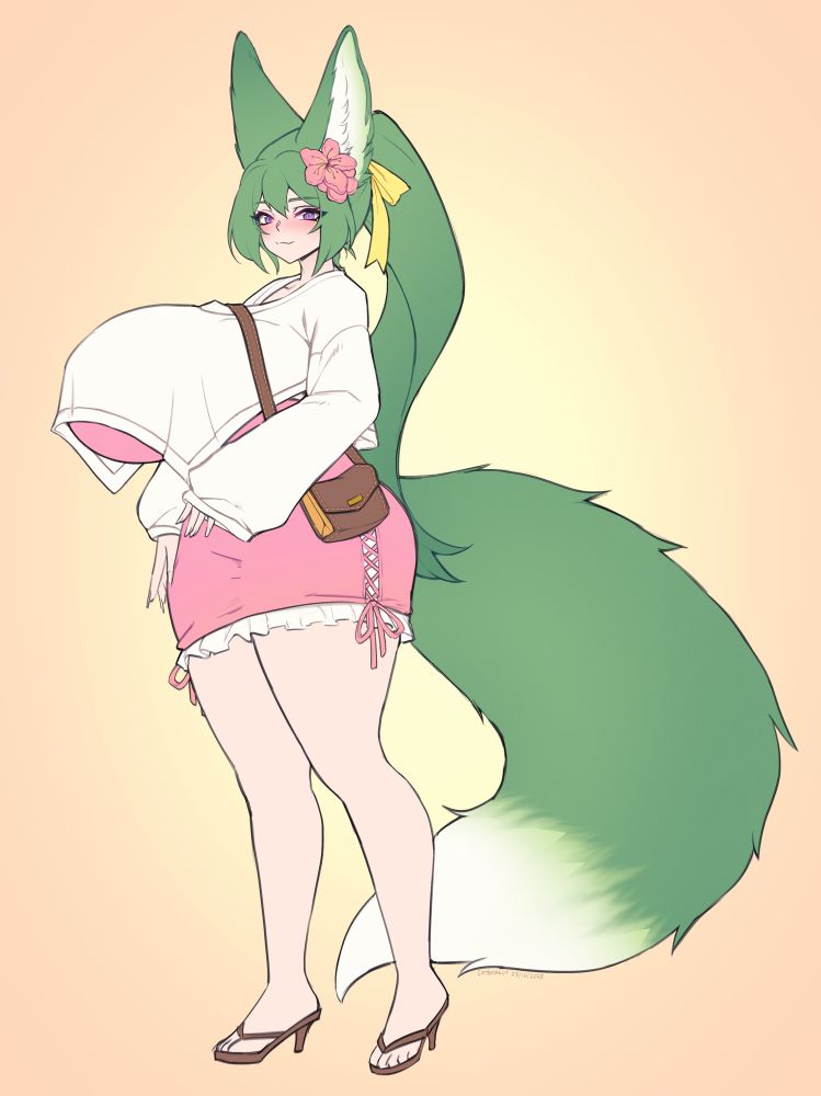 generic's character Suzu, but older and more mature in a new outfit that I designed just for her!