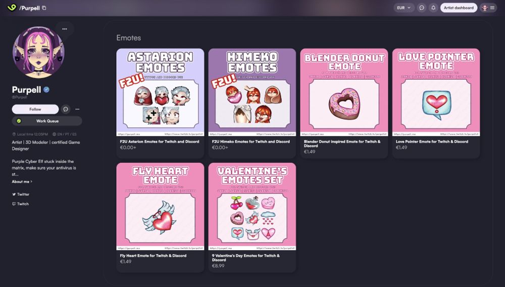vgen shop beta open astarion emotes himeko bg3 honkai star rail twitch discord