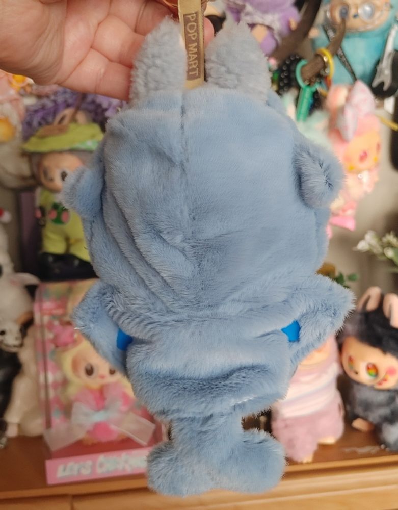 Labubu shark from the back