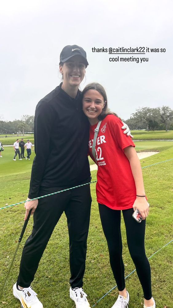 Caitlin with fan #caitfc 