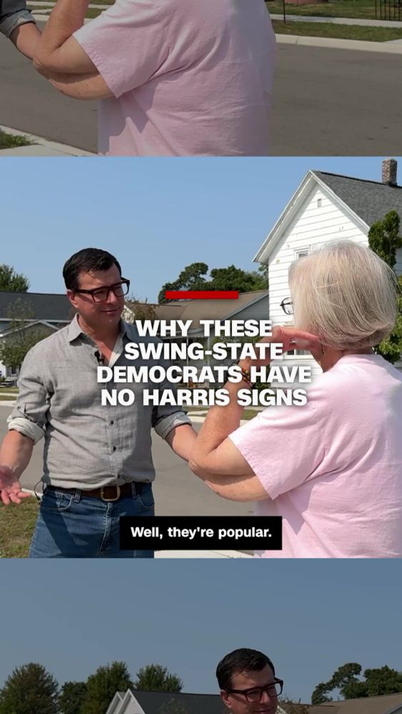 In Menominee County, a rural, conservative area in Michigan's Upper Peninsula, Democrats have run out of Harris/Walz signs. CNN's Miguel Marquez speaks to local Democrats who say the county party has ...