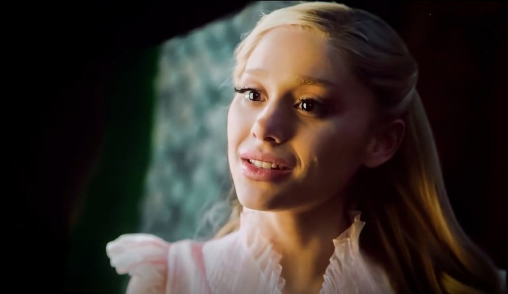 still from Wicked where Glinda won't join Elphaba on the broom