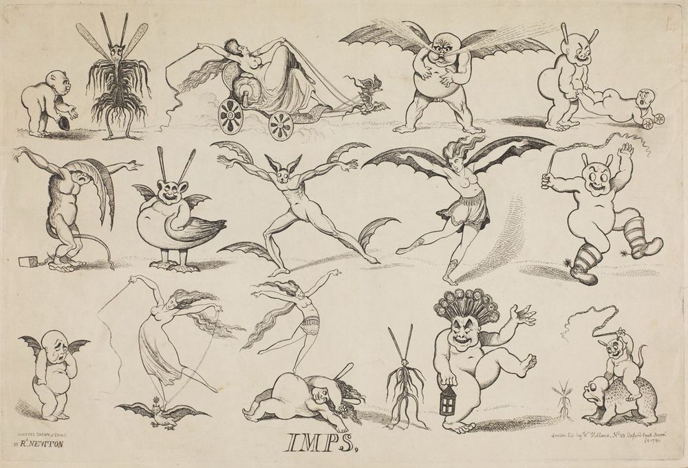 A magnificent selection of illustrated imps