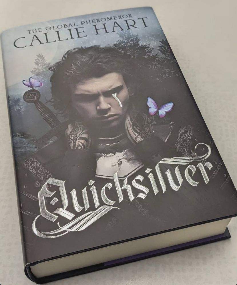 Callie Hart’s Quicksilver on a table