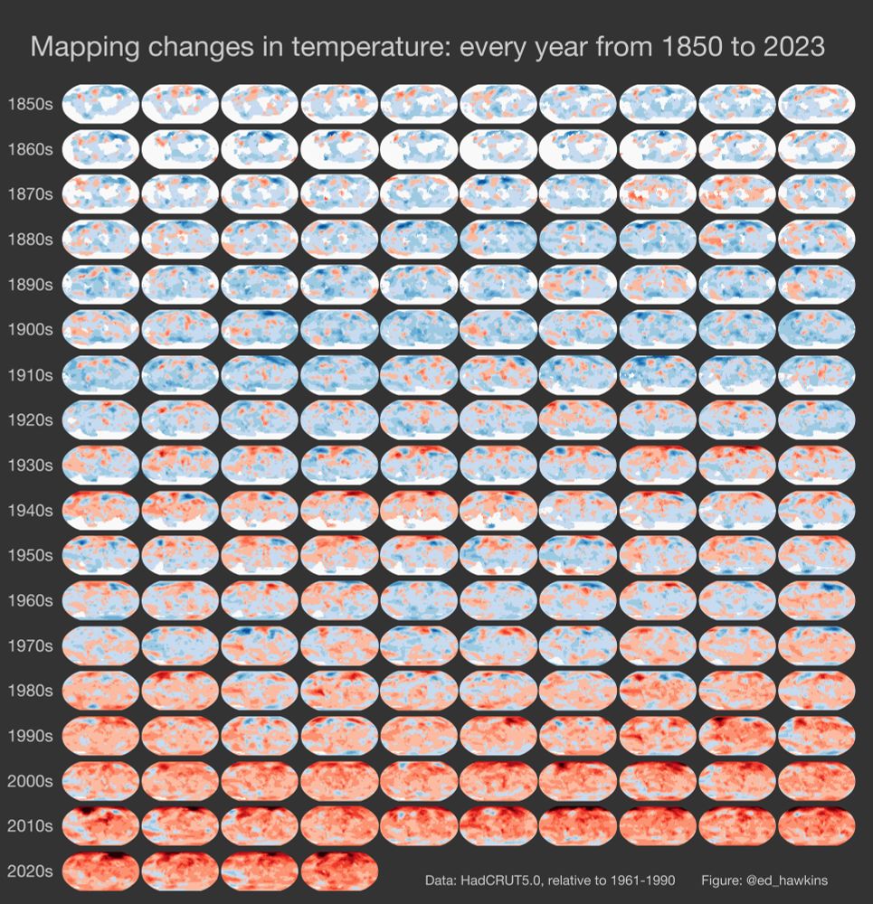 174 tiny maps showing temperature variations