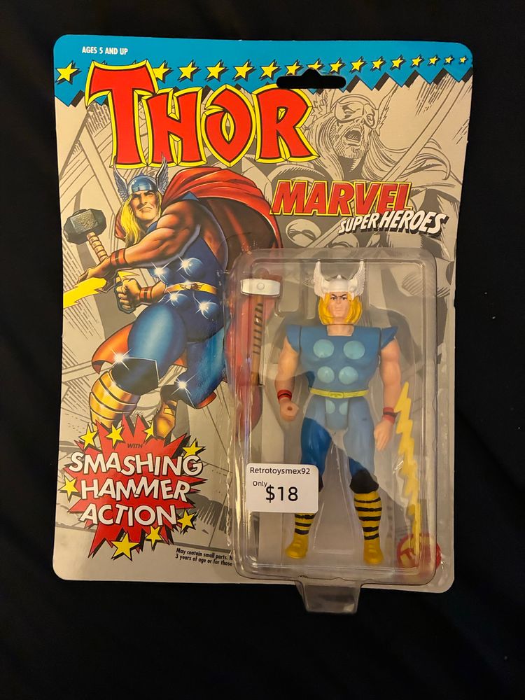 Marvel Super Heroes Thor with Smashing Hammer Action