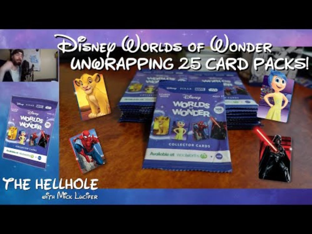 Disney Worlds of Wonder - Opening 25 Card Packs | The Hellhole