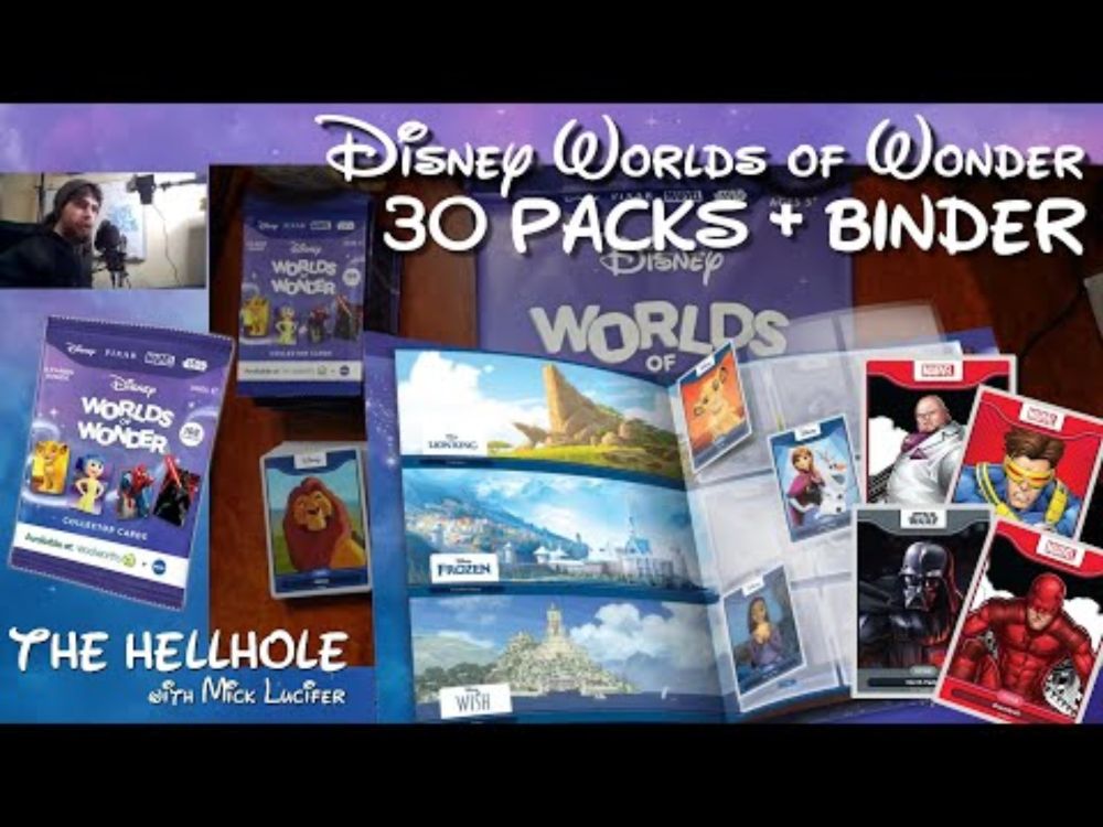 Disney Worlds of Wonder - Unboxing 30 Packs & Official Binder | The Hellhole