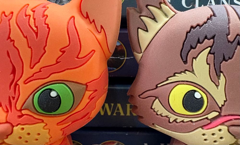 Warrior Cats. Firestar and Tigerstar.