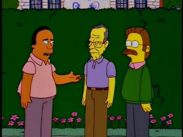 frinkiac.com Are you saying you and
 Barbara are bad
 neighbors? No, that's not
 Bar and me, it's them.