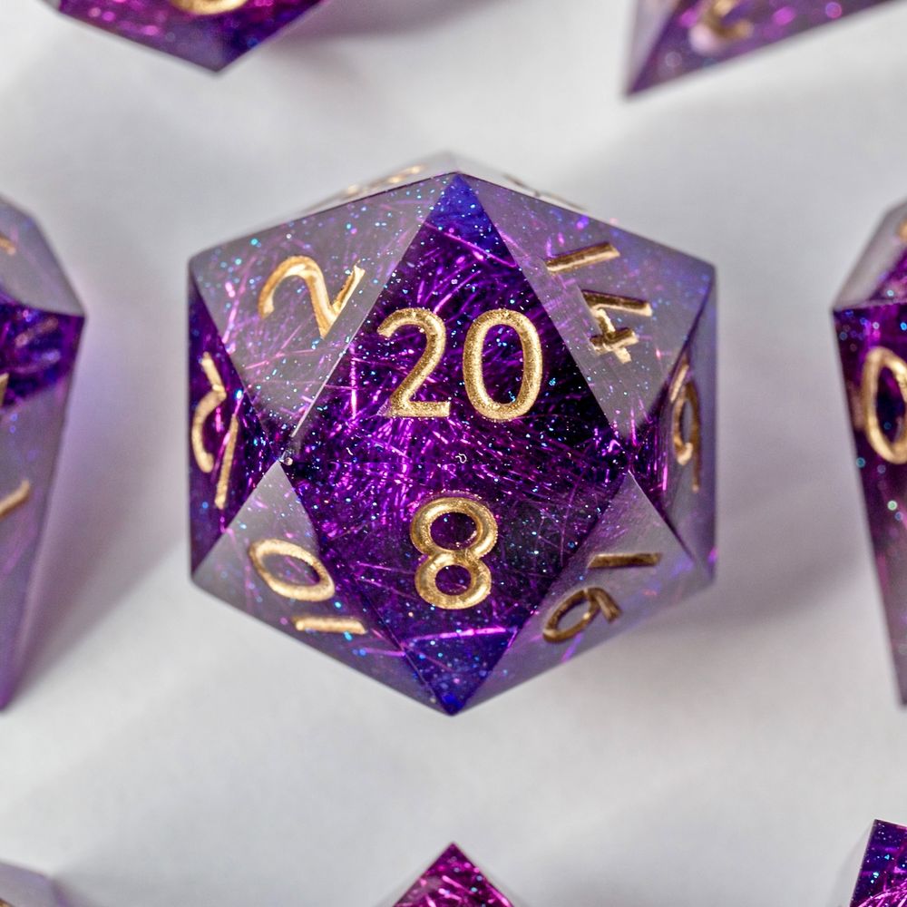 Detailaufnahme des D20