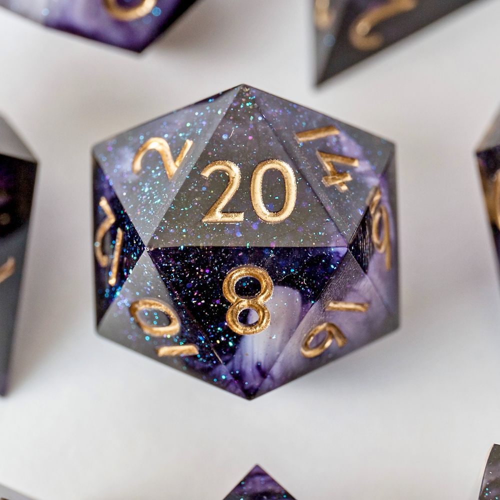 Detailaufnahme des D20