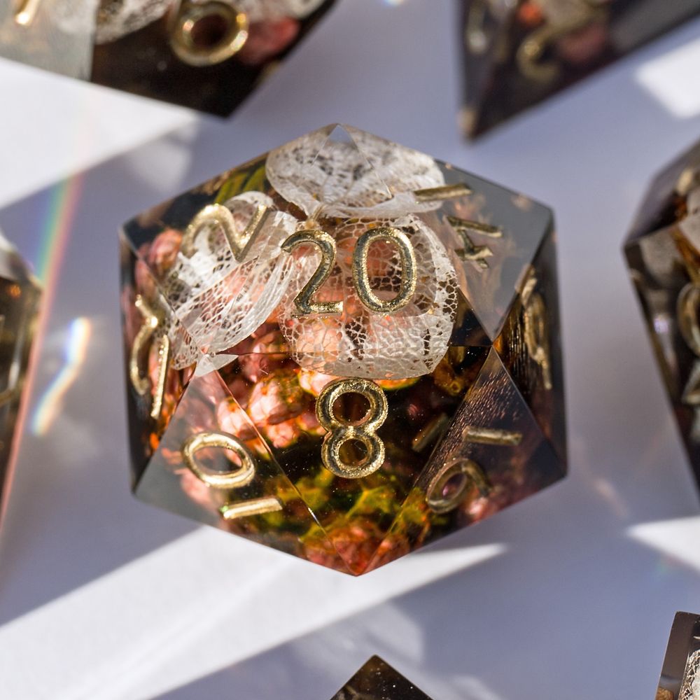 Detailshot of D20