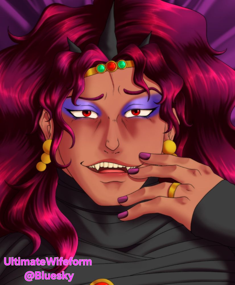 Close up of Kars' face