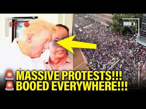 SICKLY Trump PANICS as BIG PROTESTS Break Out