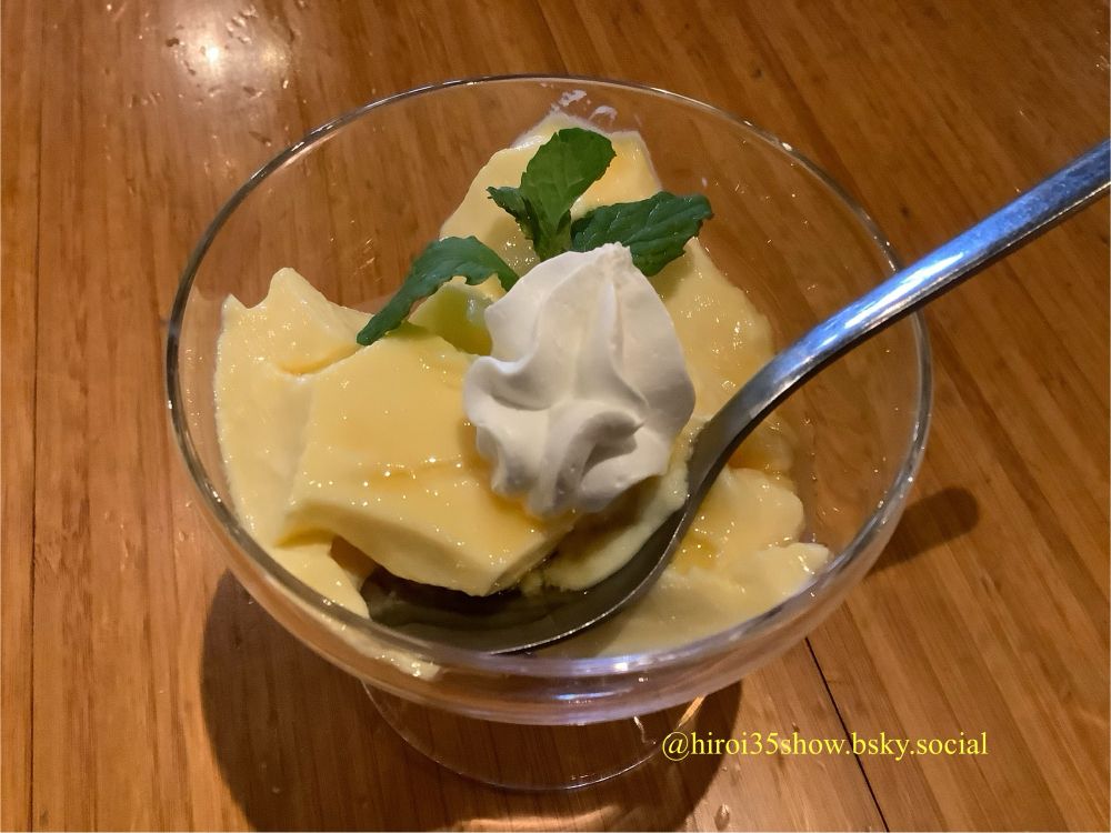 プリン・ア・ラ・モード