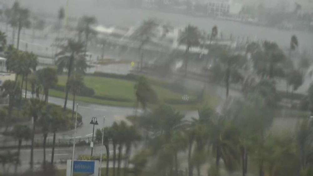 Florida live cameras: Watch Hurricane Milton landfall videos