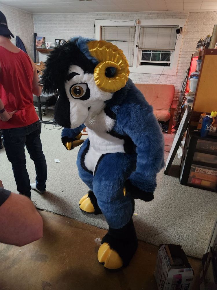 Ram entering gremlin mode showing off new body suit
