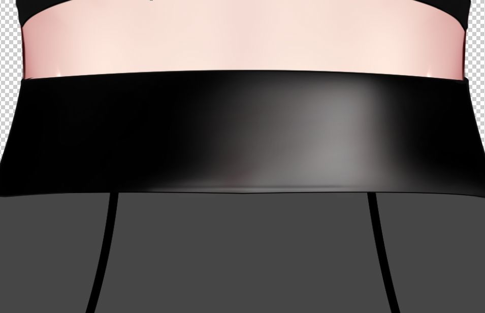 Wip of shiney black belt