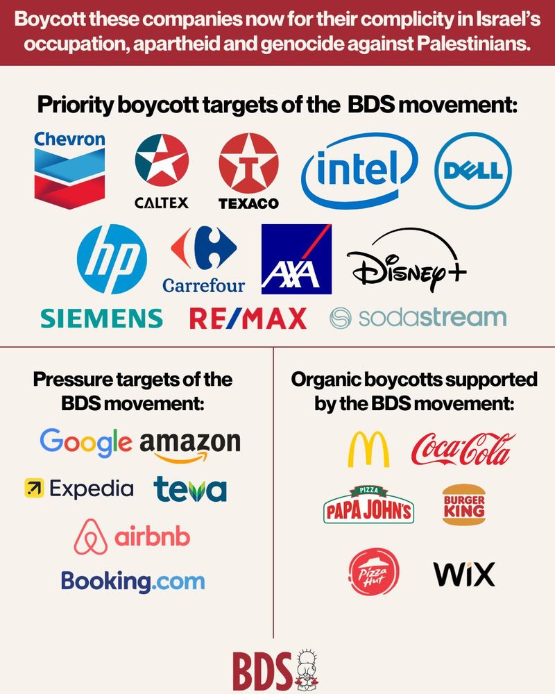 list of priority targets and  other targets, including priorities: Chevron, Caltex, Texaco, intel, Dell, HP, Carrefour, AXA, Disney+, Siemens, Remax, Sodastream