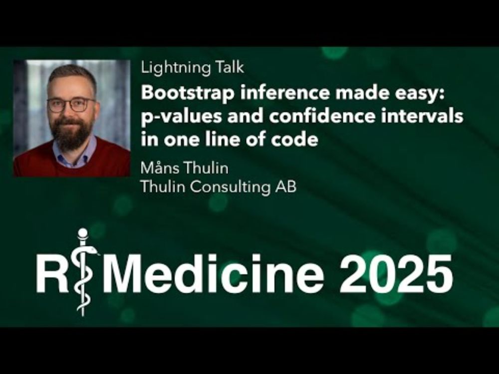 Bootstrap inference made easy: p-values and confidence intervals in one line of code