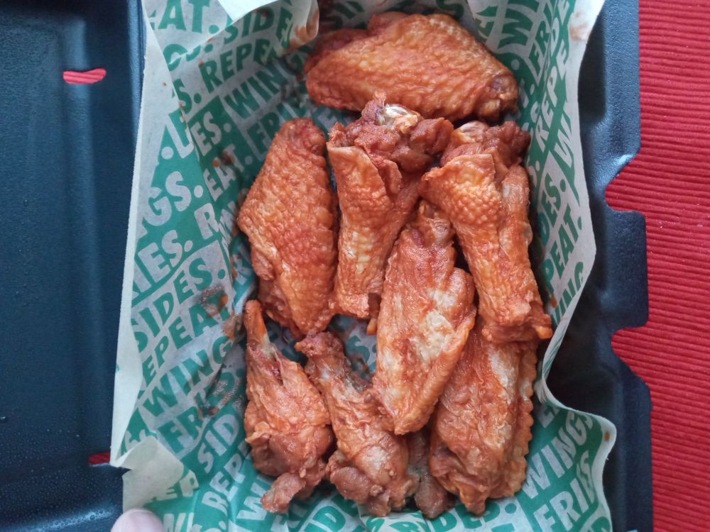 Buffalo wings from Wing Stop