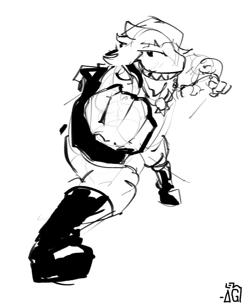 susie getting on a really bad postured fighting stance