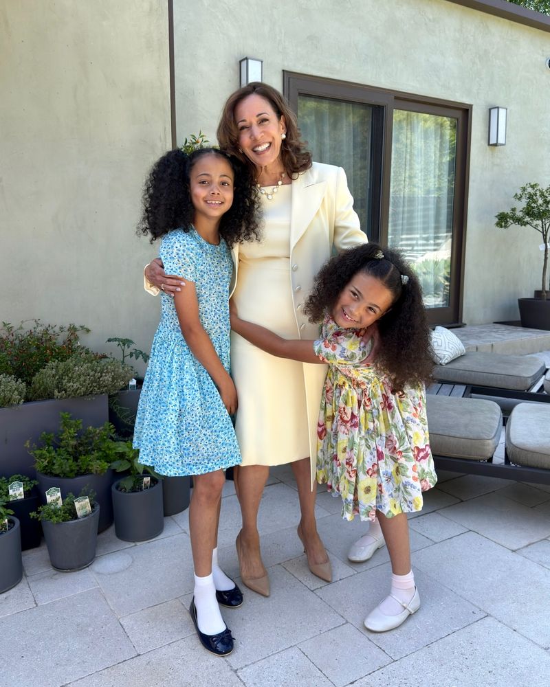 Vice President Kamala Harris and her family celebrate Easter 2025.