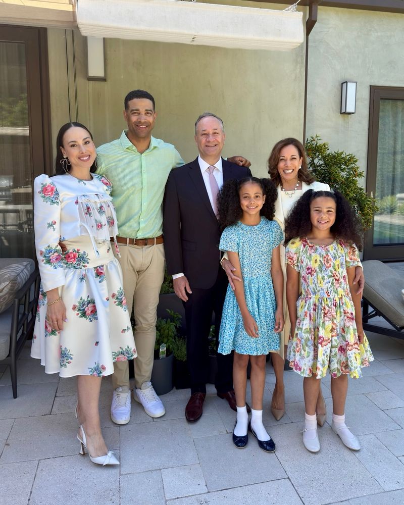Vice President Kamala Harris and her family celebrate Easter 2025.