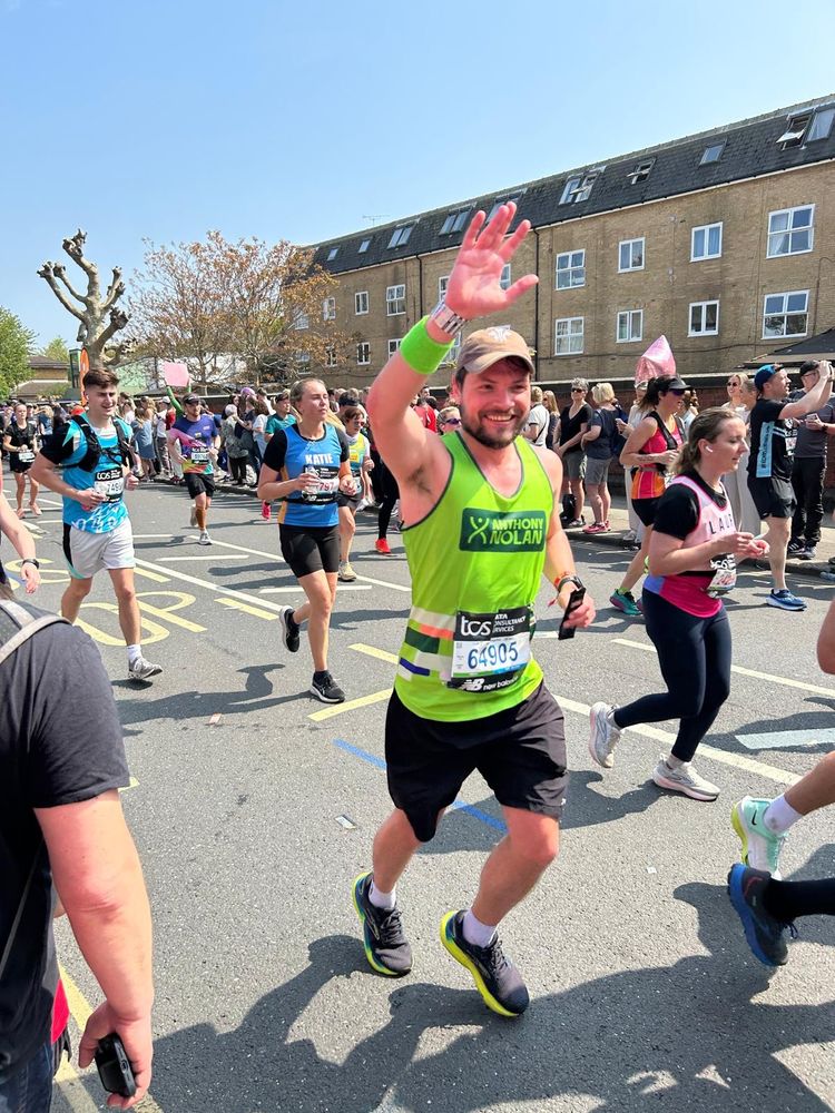 Chris waves to the crowd, when all felt good and his body hadn’t started failing him