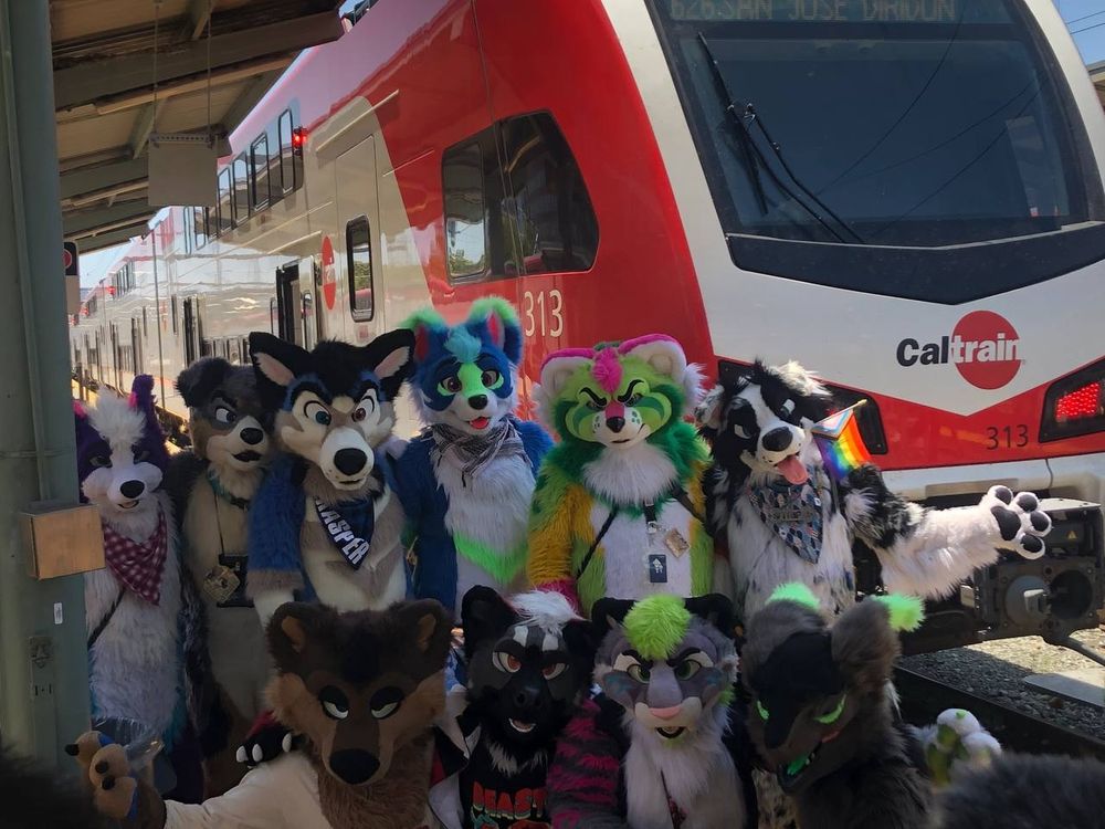Posing with our train back 