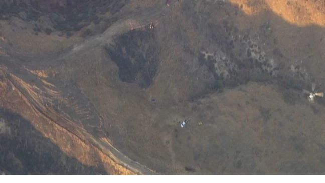 Very steep hill, bad spot. 🙏 34N 29.363 118W 39.683#CanyonFire #wildfires #IWI 