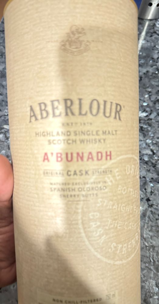 Aberlour Highland Single Malt Scotch Whiskey in casing