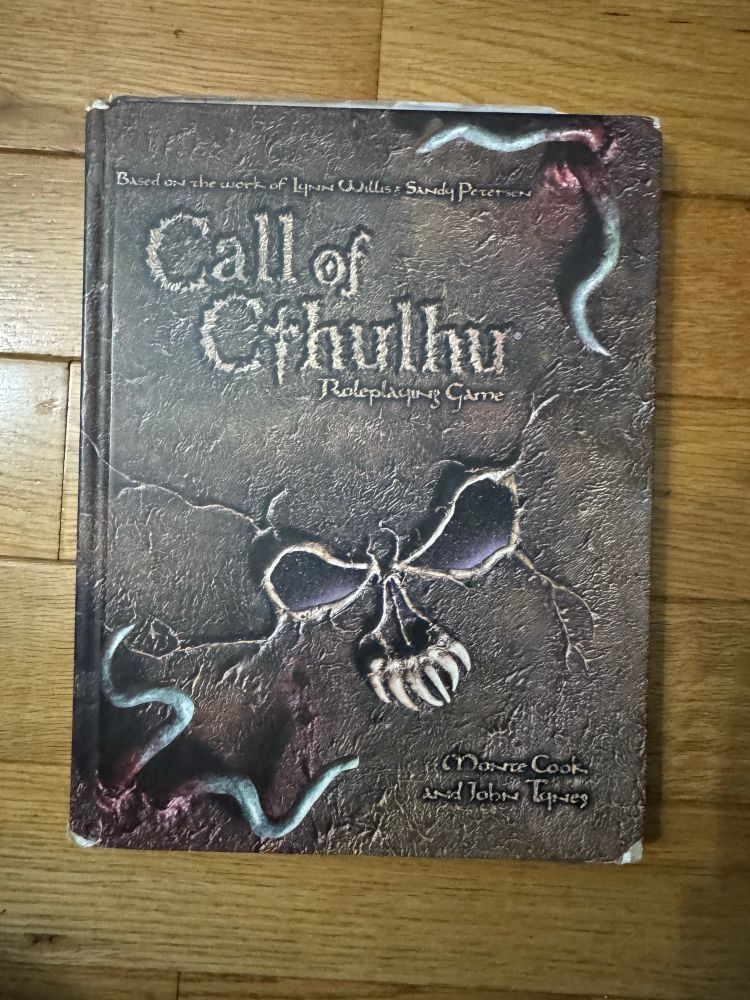Call of Cthulhu d20 game 