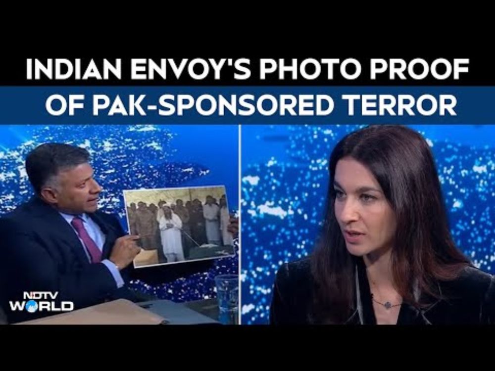India Pakistan Conflict | "Look Who's Behind Him": India Envoy's Photo Proof Of Pak-Sponsored Terror