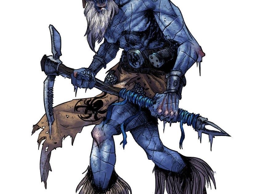 Frost Giant Friday - "Frost Giant- Undead Berserker" by DMonkey Illustrations