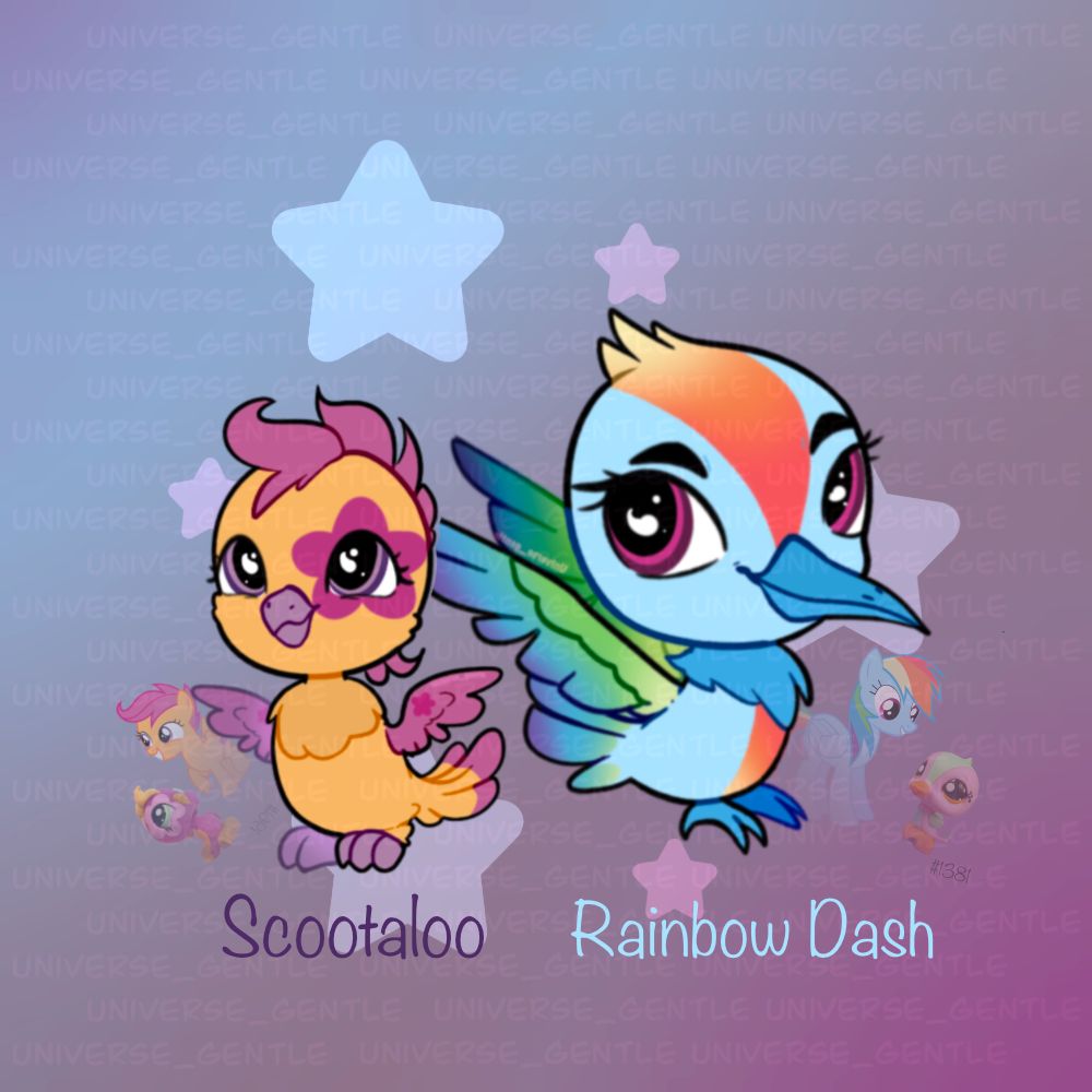 Rainbow and scoot