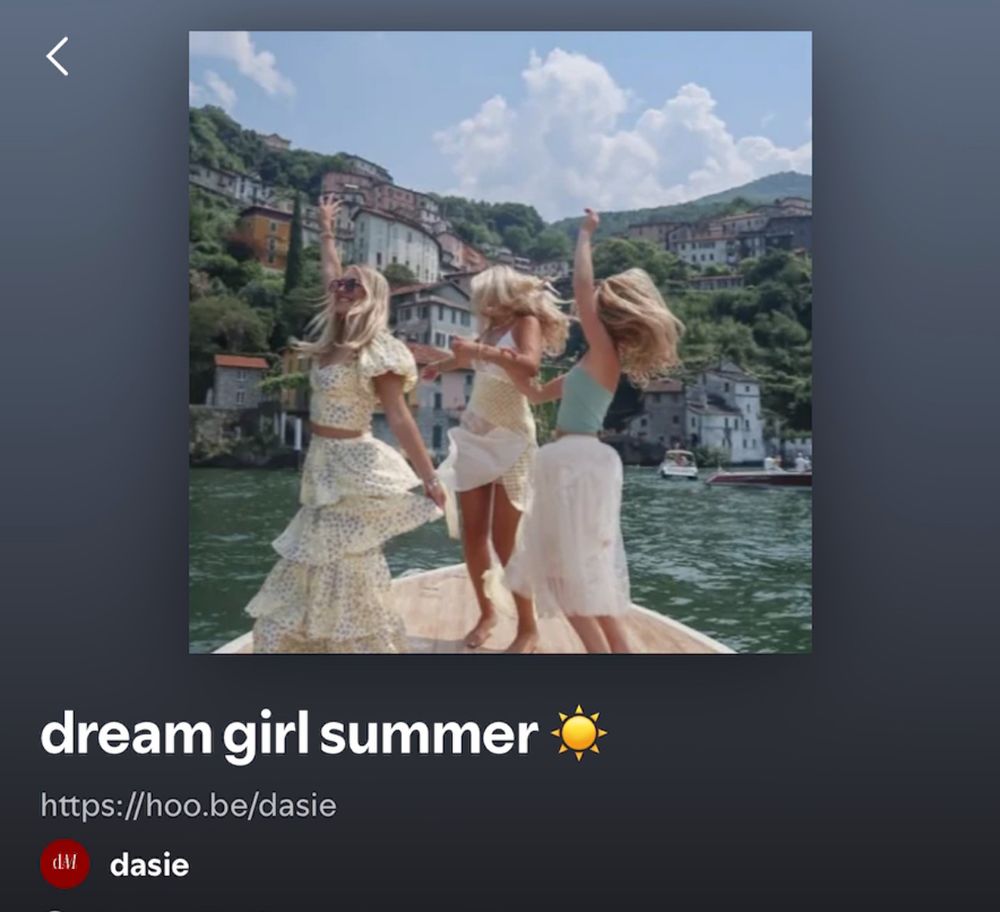 spotify playlist: dream girl summer